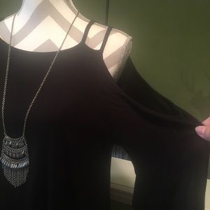 The Moon Cold Shoulder Top